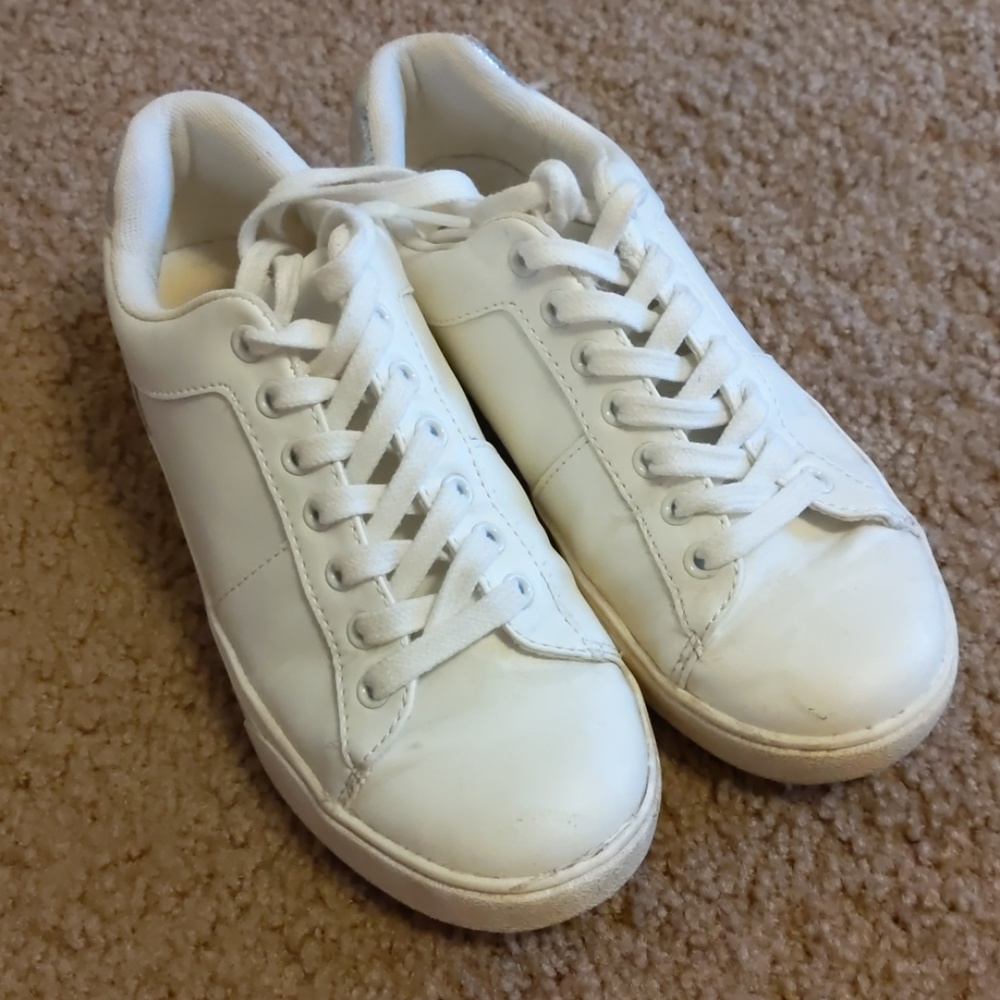 White sneakers